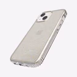 Tech21 Evo Sparkle mobile phone case 13.7 cm (5.4") Cover Gold, Transparent