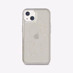 Tech21 Evo Sparkle, Cover, Apple, iPhone 13, 15.5 cm (6.1"), Gold, Transparent