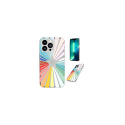 Tech21 Evo Art Rainbow Star Multi Drop Protection Strong Case for iPhone 13 Pro