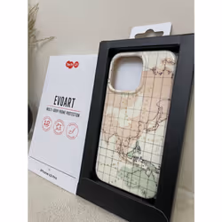 Tech21 Evo Art Wanderer's Map for iPhone 13 Pro Protective Phone Case Cover