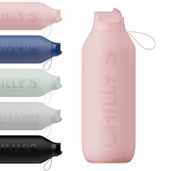 Series 2 Flip Water Bottle with Sports Flip Lid, Telescopic Straw and Nylon Carry Loop - Easy Flip Lid, Straw Cleaning Brush ...