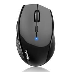 Bluetooth Mouse, 3200DPI Wireless Mouse, Cordless Mice Ergonomic Portable Mouse for Laptop PC Computer 24 Month Battery Life With Battery Indicator,