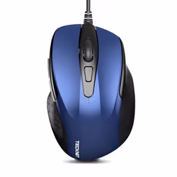 USB Wired Mouse, 6400 DPI Mice 4 Adjustable DPI with 6-Button Corded Mouse, Optical Computer Mouse with Ergonomic Design for ...