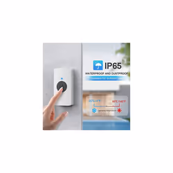 Wireless Doorbell, Door Bells Cordless Plug in IP65 Waterproof Doorbell Battery Operated Button with up to 1300ft Range,4-Level Volume, 38 Chimes &