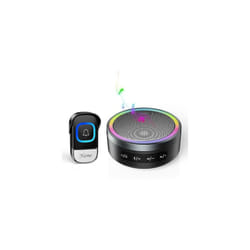 Wireless Doorbell with Portable Bluetooth Speaker, TECKNET IP66 Waterproof Doorbell Kits with 60 Chimes and 1300 ft Wireless Range, RGB Wireless