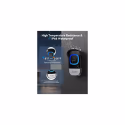 Wireless Doorbell with Portable Bluetooth Speaker, TECKNET IP66 Waterproof Doorbell Kits with 60 Chimes and 1300 ft Wireless Range, RGB Wireless