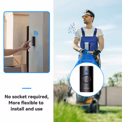 Wireless Doorbell, Waterproof Doorbell Battery-Operated Cordless Door Chime Kit with up to 400M Wireless Range,5-Level Volume & 60 Chimes with 4.5