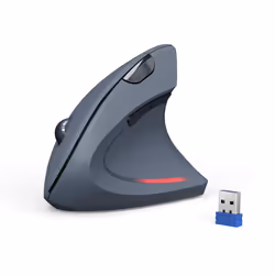 Ergonomic Mouse, 4800DPI Wireless Vertical Mouse 6-Button Silent Mouse with 5 Adjustable Levels DPI, 24 Months Battery Life O ...