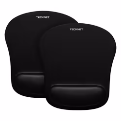 TECKNET 2 Pack Mouse Pad with Wrist Support Ergonomic Gaming Mouse Pad Pain Relief Portable Comfortable Mousepad for Comput ...