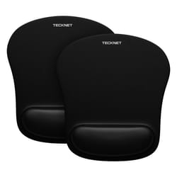 TECKNET 2 Pack Mouse Pad with Wrist Support  Ergonomic Gaming Mouse Pad Pain Relief  Portable Comfortable Mousepad for Computer  Laptop  Office  Home