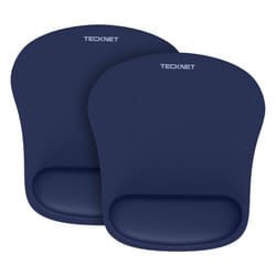 TECKNET 2 Pack Mouse Pad with Wrist Support  Ergonomic Gaming Mouse Pad Pain Relief  Portable Comfortable Mousepad for Computer  Laptop  Office  Home