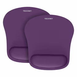 TECKNET 2 Pack Mouse Pad with Wrist Support  Ergonomic Gaming Mouse Pad Pain Relief  Portable Comfortable Mousepad for Comput ...