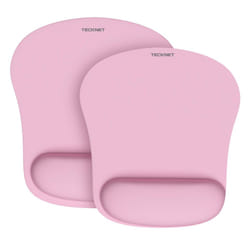 TECKNET 2 Pack Mouse Pad with Wrist Support  Ergonomic Gaming Mouse Pad Pain Relief  Portable Comfortable Mousepad for Computer  Laptop  Office  Home