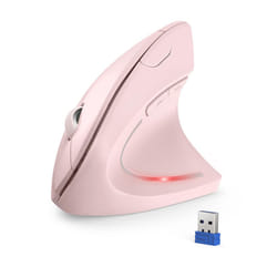 Ergonomic Mouse, 4800DPI Wireless Vertical Mouse 6-Button Silent Mouse with 5 Adjustable Levels DPI, 24 Months Battery Life Optical Wireless Mouse for