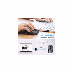 TECKNET Wireless Mouse, Alpha X 2.4G Cordless Mice with Nano Receiver, 2000DPI 3 Adjustable Levels, Ergonomic Computer Mouse for Windows