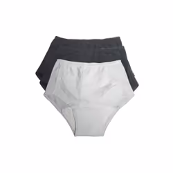 StayDry Ladies Everyday Underwear (Set of 3) | Lace made from 95% Cotton and 5% Polyamide, Plain 50% Cotton and 50% Polyester ...