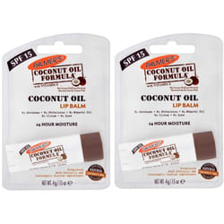 Palmers Coconut Oil Formula Lip Balm Chapstick with SPF15 - Pack of 2