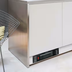 SIA PLH2 2kW Black Slimline Electric Built-in Kitchen Plinth Space Heater