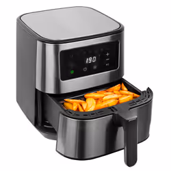5.5L Air Fryer, 1700W, 8 Programs, Digital Control - SIA SAF55SS