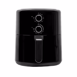 4L Black Air Fryer, 1500W, 8 Programmes, Mechanical Control - SIA SAF40K