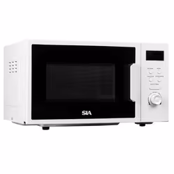 20L Microwave In White, Digital Display, 700W, 8 Auto-Functions - SIA FDM21WH