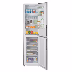 SIA SFF20050SE 60/40 Split Freestanding 302L Combi Fridge Freezer in Silver