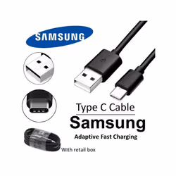 Samsung USB Type-C Black Syncing & Charging Cable (Pack Of 3)