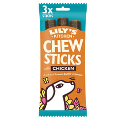 Made with Natural Ingredients Chew Sticks with Chicken Dog Treat 10 x 120g