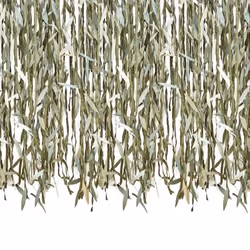 Artificial Willow Leaf Backdrop, Botanical Baby Shower Decorations, Greenery Baby Shower, Neutral Baby Shower Photo Backdrop, ...
