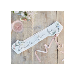 Ginger Ray Floral Bride To Be Sash