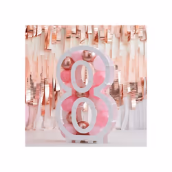 Balloon Mosaic Number Stand - 8