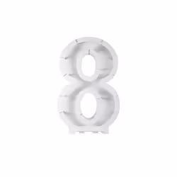 Balloon Mosaic Number Stand - 8