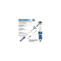 Hyundai 52cc Long Reach Petrol Pole Saw/Pruner/Chainsaw | HYPS5200X