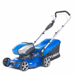 Hyundai HYM40Li420P Push lawn mower Battery Black, Blue, Grey - Additional view 4