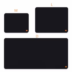 Fnatic FOCUS 3 - L Gaming mouse pad Black