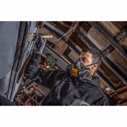 Dewalt P3 Medium Half Mask Respirator Face Mask with P3 Filters Easy Breathing - Additional view 5