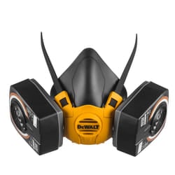 Dewalt Large Half Mask Respirator Face Mask with A2P3 Filters Easy Breathing