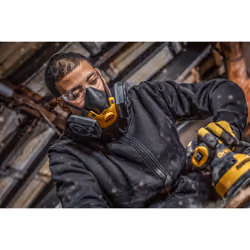 Dewalt Large Half Mask Respirator Face Mask with A2P3 Filters Easy Breathing - Additional view 6