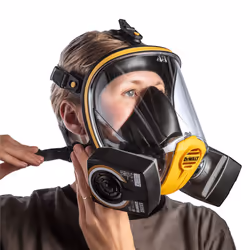 Dewalt Large A2P3 Filter Full Face Protection Mask Visor Dust Mask Respirator - Additional view 6