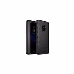 Galaxy S9 Case - [Raven Case] Flexible Shockproof TPU Slim Fit Carbon Fibre Case Cover - Carbon Fibre Detail Soft Flexible Pr ...