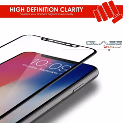 TECHGEAR Screen Protectors Compatible with Apple iPhone 11 Pro Max, iPhone XS Max [FULL Screen Adhesion] & [Full Coverage] 3D Tempered Glass