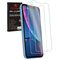 TECHGEAR [2 Pack Screen Protector for iPhone 11, iPhone XR, Genuine Tempered Glass Screen Protector Guard Covers Compatible with Apple iPhone 11 /