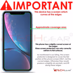 TECHGEAR [2 Pack Screen Protector for iPhone 11, iPhone XR, Genuine Tempered Glass Screen Protector Guard Covers Compatible with Apple iPhone 11 /