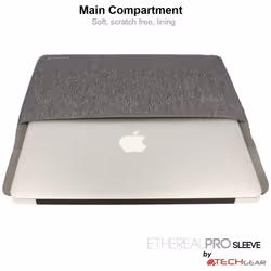 TECHGEAR Ultra Slim [Tweed Effect] Laptop Envelope Sleeve Case Cover with Pocket fits Apple MacBook Air 11 Inch, Macbook 12...