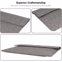 TECHGEAR Ultra Slim [Tweed Effect] Laptop Envelope Sleeve Case Cover with Pocket fits MacBook Air/Pro 13 Inch, Microsoft...