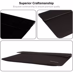 TECHGEAR Ultra Slim [Tweed Effect] Laptop Envelope Sleeve Case Cover with Pocket fits MacBook Air/Pro 13 Inch, Microsoft...