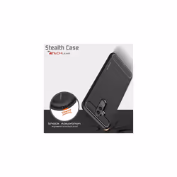 Mate 20 Lite Case - [Stealth Case] Flexible Shockproof TPU Slim Fit Case Cover - Carbon Fibre Design Soft Flexible Protective Shell Guard