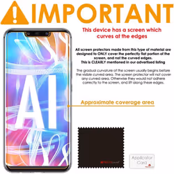 [5 Pack] TECHGEAR Screen Protectors fit Huawei Mate 20 Lite - Clear Lcd Screen Protector with Cleaning Cloth & Application Card