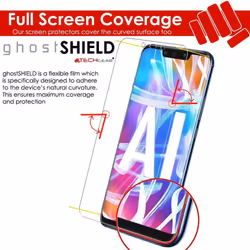 TECHGEAR [3 Pack] Screen Protectors fit Huawei Mate 20 Lite [ghostSHIELD Edition] Genuine Reinforced Flexible TPU Screen...