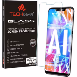 TECHGEAR Screen Protector for Mate 20 Lite, GLASS Edition Genuine Tempered Glass Screen Protector Compatible with Huawei Mate ...